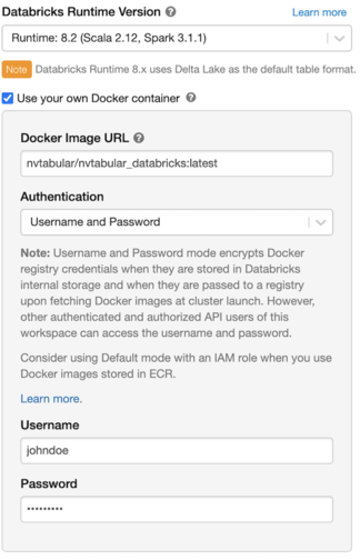 Databricks NVTabular